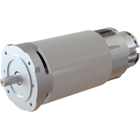 Option with electromagnetic static brake and encoder