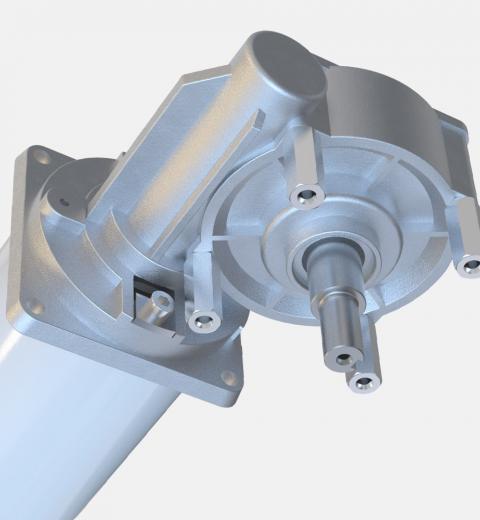Right angle worm gear